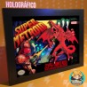 SNES Cover, Super Metroid- Cuadro 3D