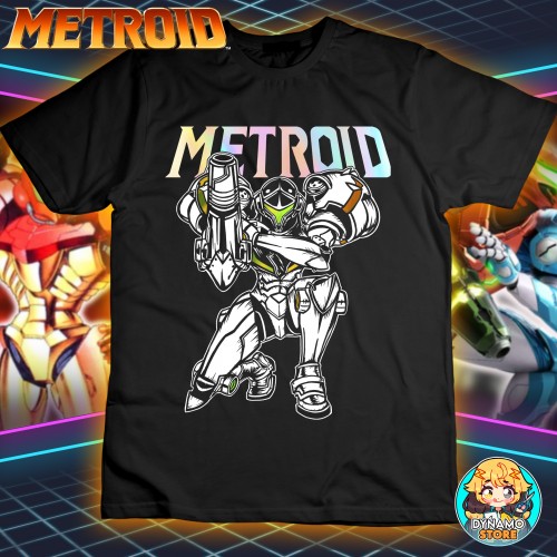 Samus Aran - Metroid - Polera Holográfica