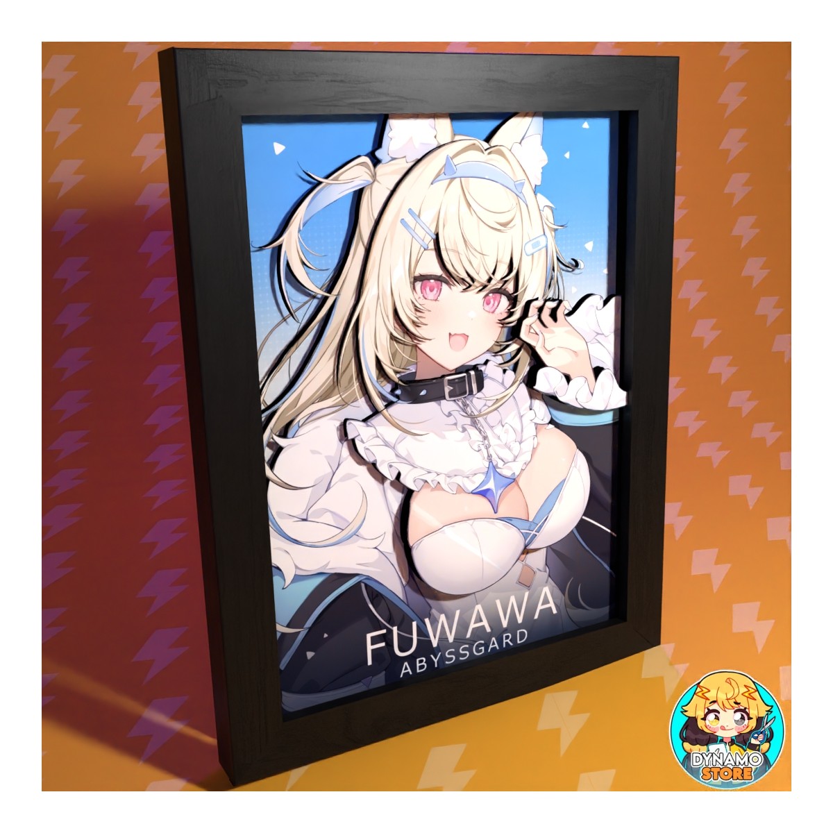 Fuwawa Abyssgard, Hololive- Cuadro 3D