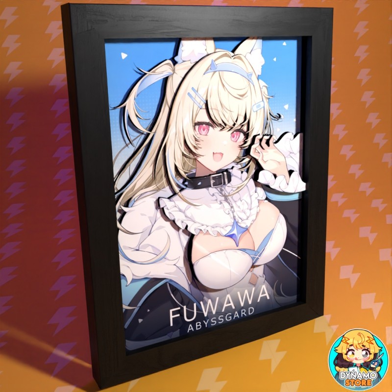 Fuwawa Abyssgard, Hololive- Cuadro 3D