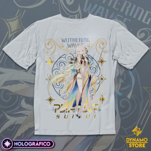 Suisui - Wuthering Waves - Polera Holográfica - MYTHRIL PRINT