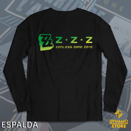 Sigrid de Lazur Majestic Wavechaser - Zenless Zone Zero - Polera Manga Larga Holográfica - MYTHRIL PRINT