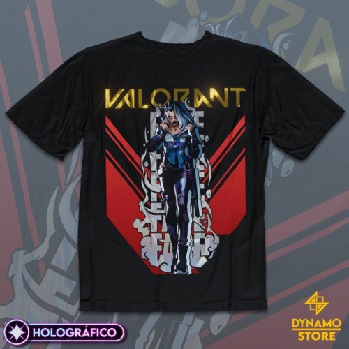 Fade - Valorant - Polera Holográfica - MYTHRIL PRINT