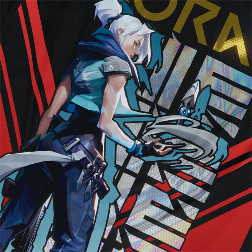 Jett - Valorant - Polera Holográfica - MYTHRIL PRINT
