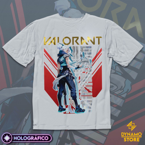 Jett - Valorant - Polera Holográfica - MYTHRIL PRINT
