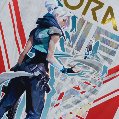 Jett - Valorant - Polera Holográfica - MYTHRIL PRINT