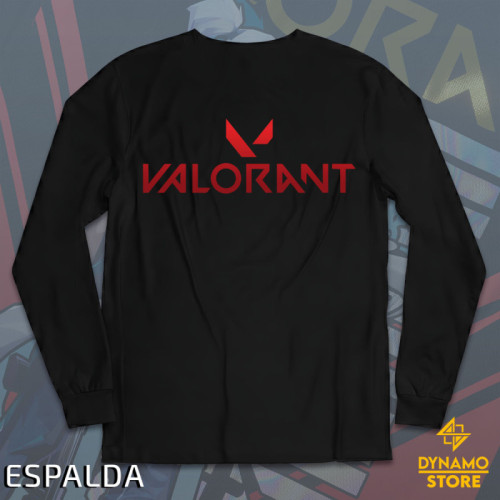 Jett - Valorant - Polera Manga Larga Holográfica - MYTHRIL PRINT