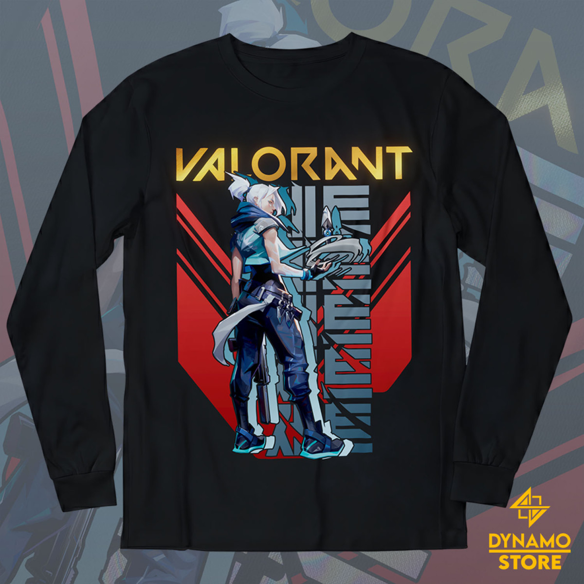 Jett - Valorant - Polera Manga Larga - MYTHRIL PRINT