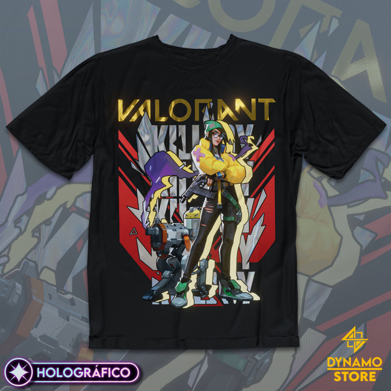 Killjoy - Valorant - Polera Holográfica - MYTHRIL PRINT