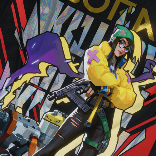 Killjoy - Valorant - Polera Holográfica - MYTHRIL PRINT