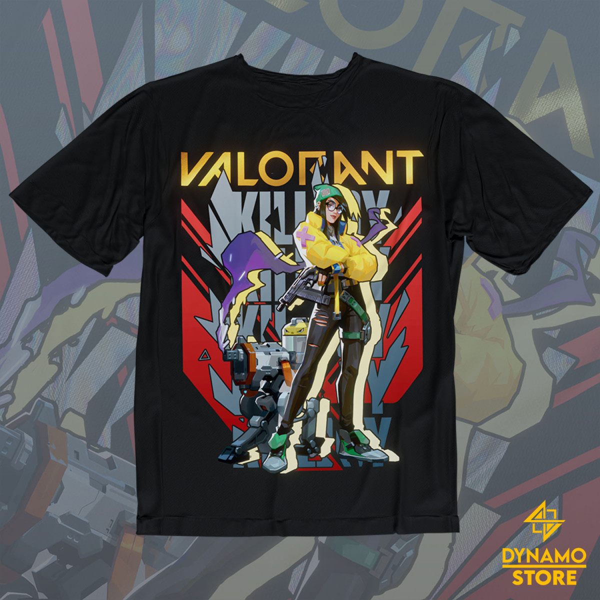 Killjoy - Valorant - Polera - MYTHRIL PRINT