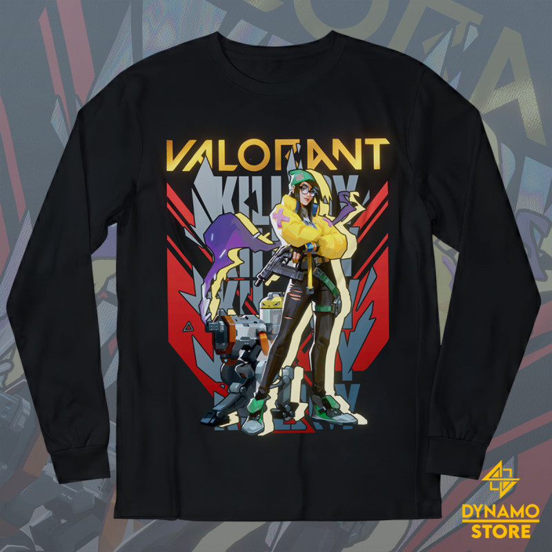 Killjoy - Valorant - Polera Manga Larga - MYTHRIL PRINT
