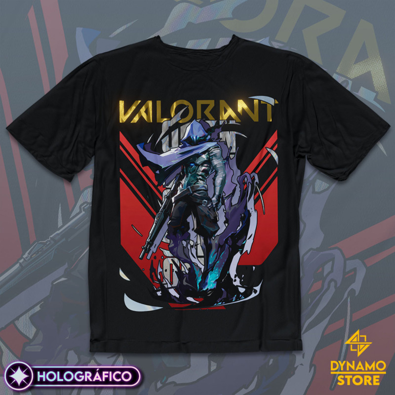 Omen - Valorant - Polera Holográfica - MYTHRIL PRINT