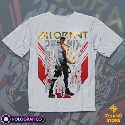 Phoenix - Valorant - Polera Holográfica - MYTHRIL PRINT