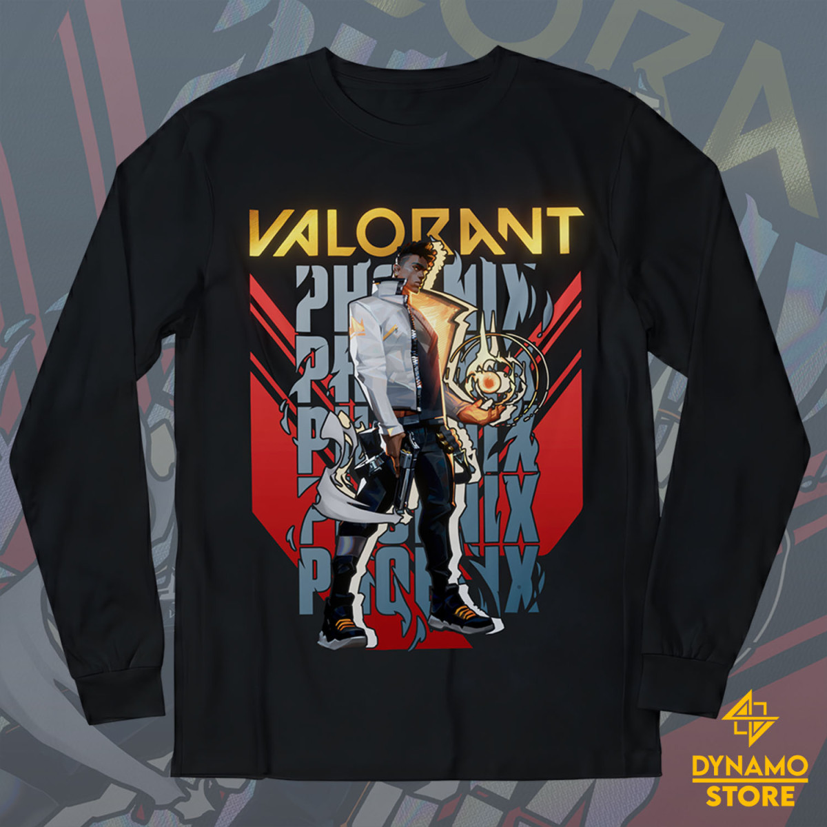 Phoenix - Valorant - Polera Manga Larga - MYTHRIL PRINT