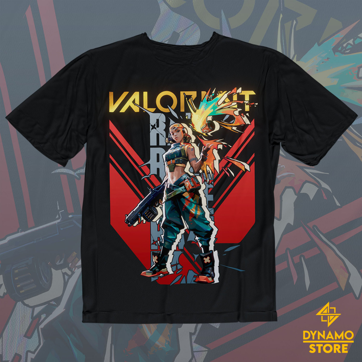 Raze - Valorant - Polera - MYTHRIL PRINT