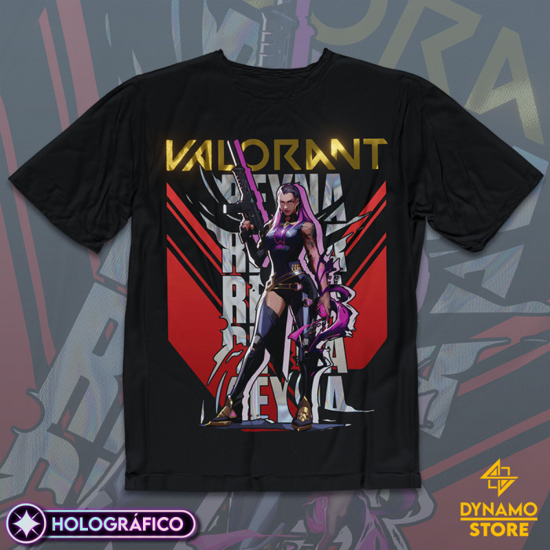 Reyna - Valorant - Polera Holográfica - MYTHRIL PRINT