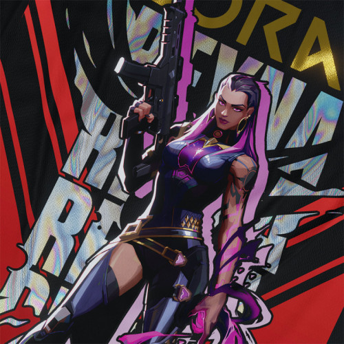 Reyna - Valorant - Polera Holográfica - MYTHRIL PRINT