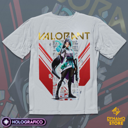 Sage - Valorant - Polera Holográfica - MYTHRIL PRINT