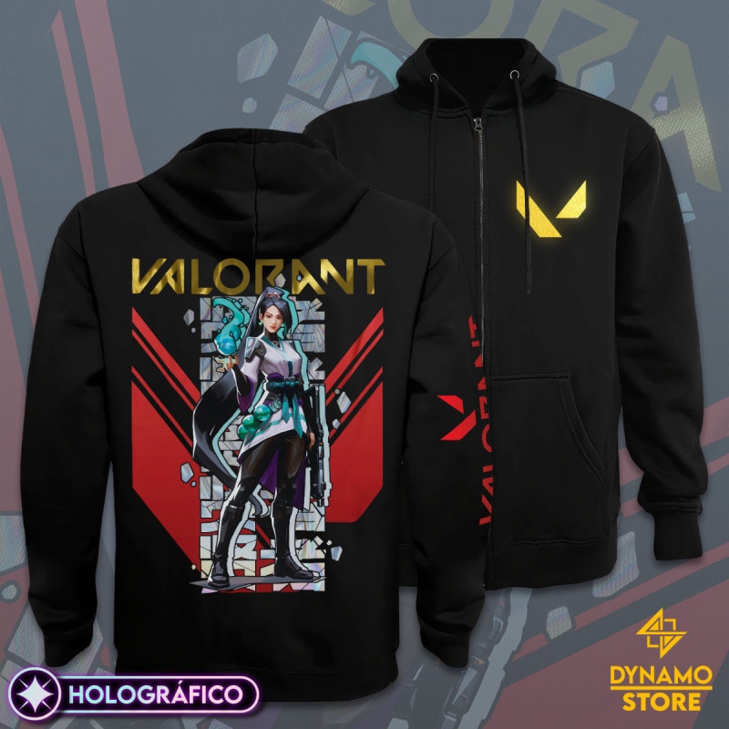 Sage - Valorant - Poleron Holográfica - MYTHRIL PRINT