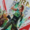 Skye - Valorant - Polera Holográfica - MYTHRIL PRINT