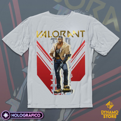 Tejo - Valorant - Polera Holográfica - MYTHRIL PRINT