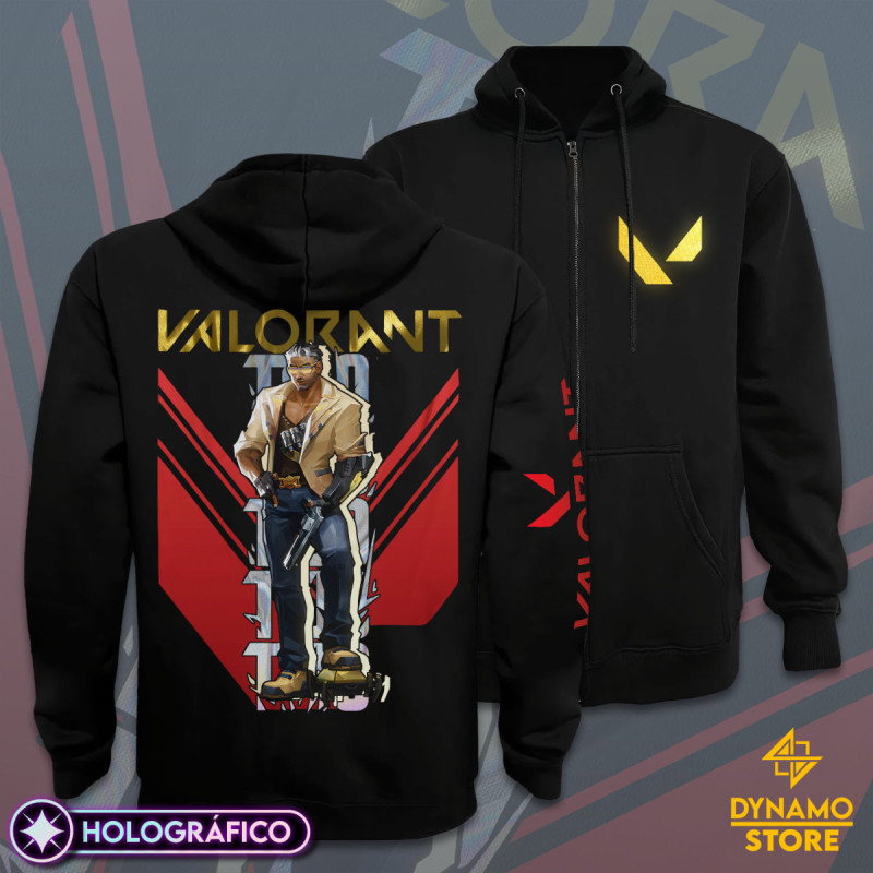 Tejo - Valorant - Poleron Holográfica - MYTHRIL PRINT