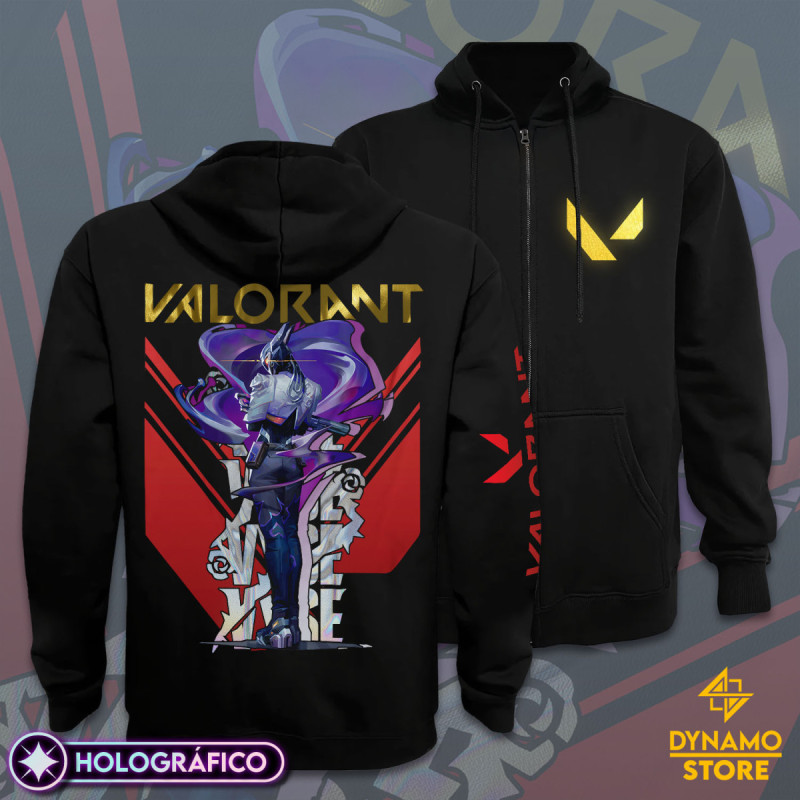 Vyse - Valorant - Poleron Holográfica - MYTHRIL PRINT