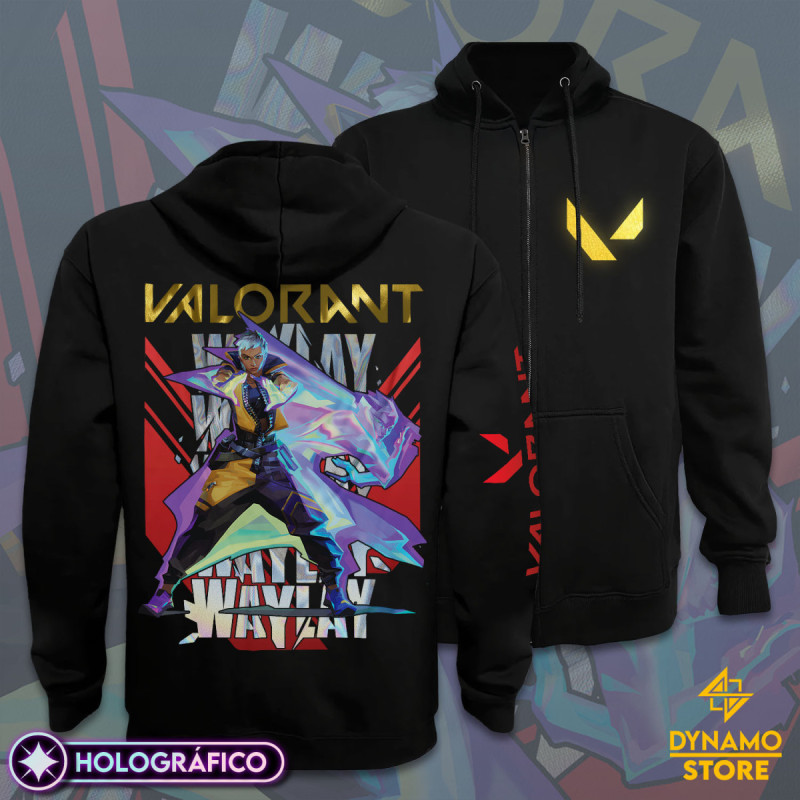 Waylay - Valorant - Poleron Holográfica - MYTHRIL PRINT