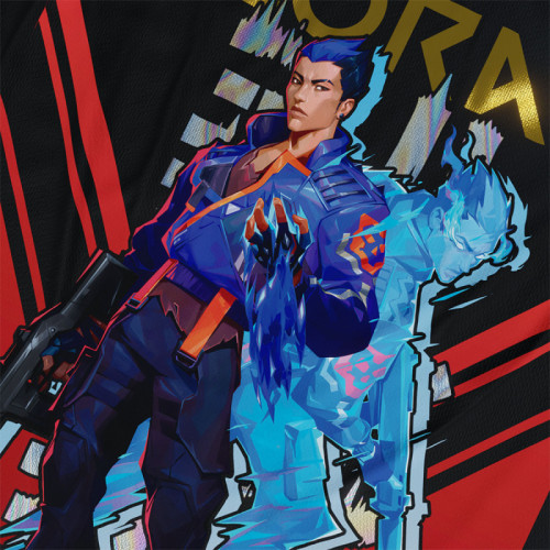 Yoru - Valorant - Polera Holográfica - MYTHRIL PRINT