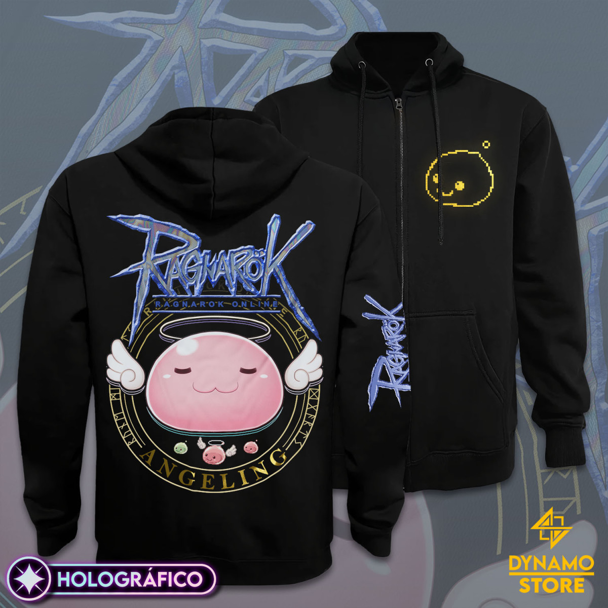 Angeling - Ragnarok Online - Poleron Holográfica - MYTHRIL PRINT