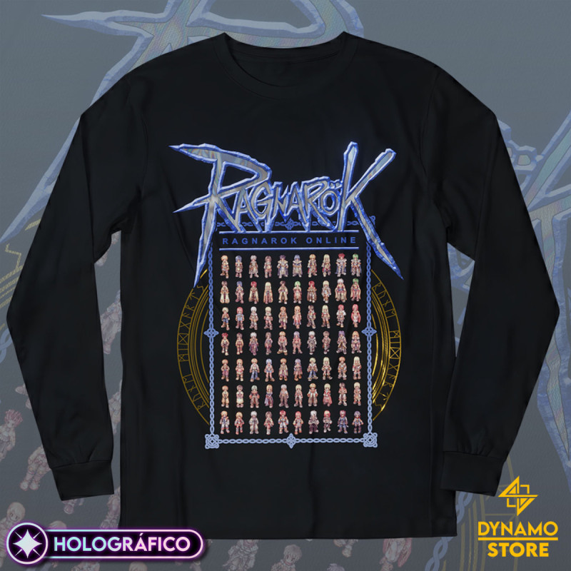 Ragnarok Jobs - Ragnarok Online - Polera Manga Larga Holográfica - MYTHRIL PRINT
