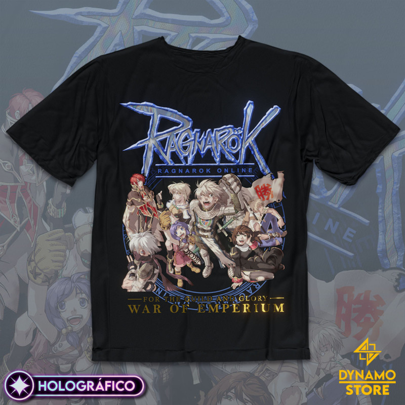 War of Emperium - Ragnarok Online - Polera Holográfica - MYTHRIL PRINT