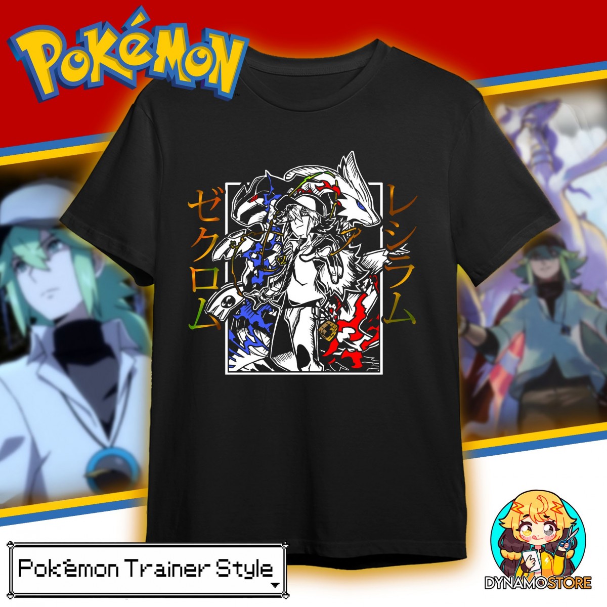 Polera Holográfica - N - Pokémon