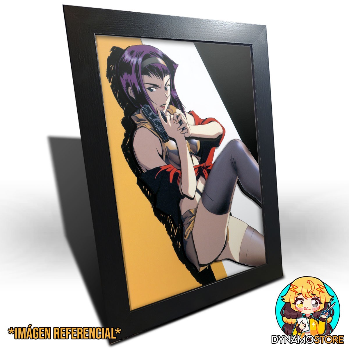 Cowboy Bebop Faye Valentine - Cuadro 3D