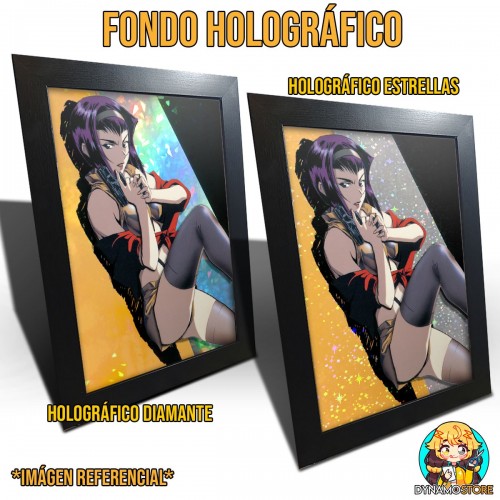 Cowboy Bebop Faye Valentine - Cuadro 3D