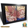 Dragon Ball Z Goku vs Majin Vegeta - Cuadro 3D