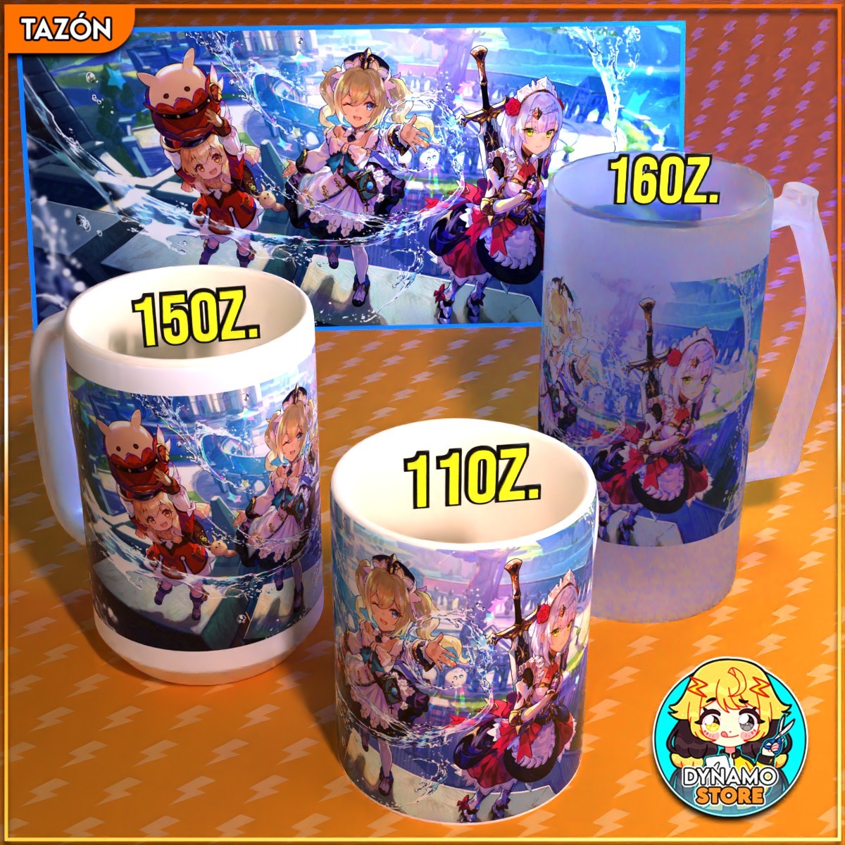 Mondstadt - Genshin impact - Tazón/Shopero