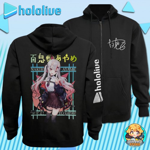 Nakiri Ayame - Hololive - Poleron Holográfico