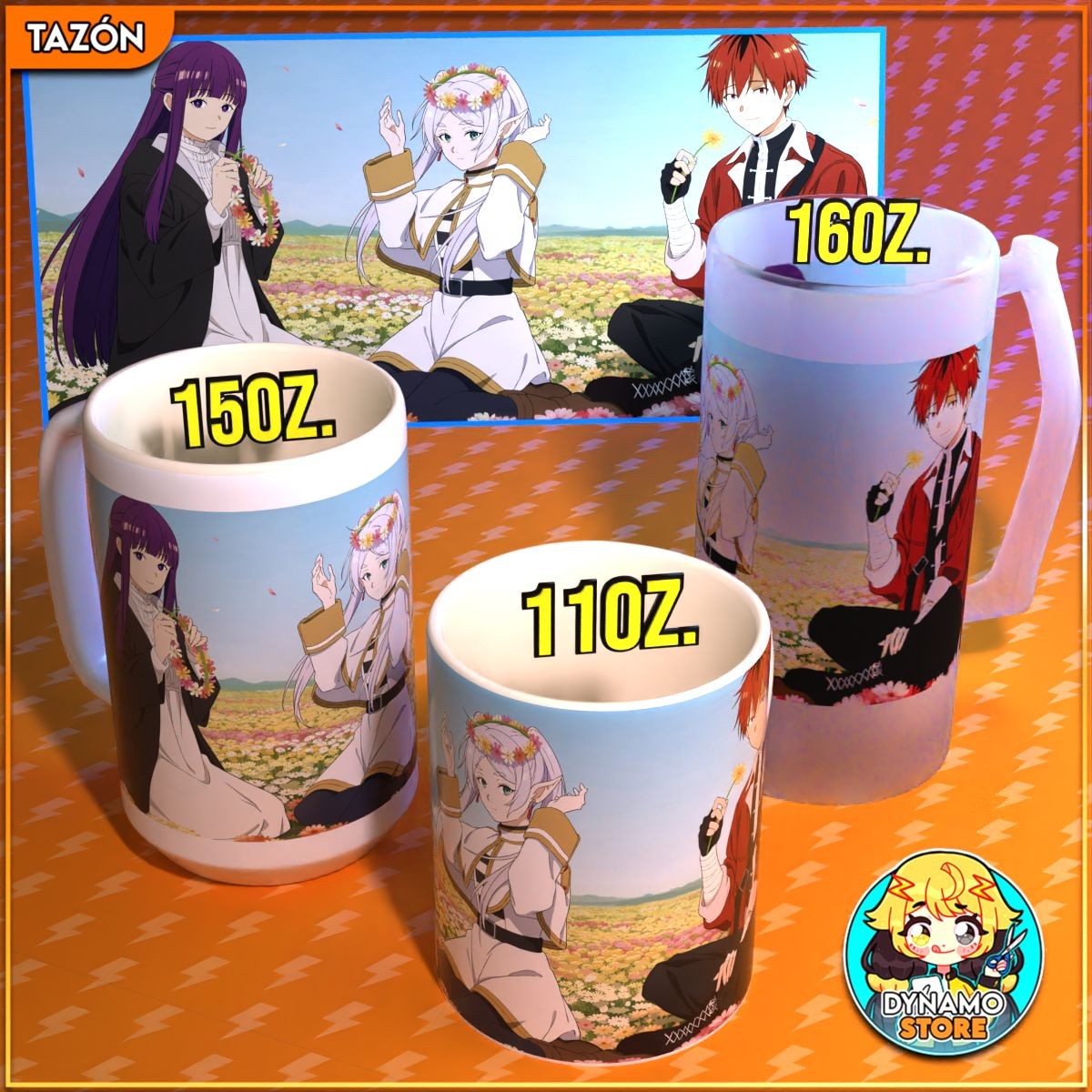 Frieren, Fern y Stark - Sōsō no Frieren - Tazón/Shopero