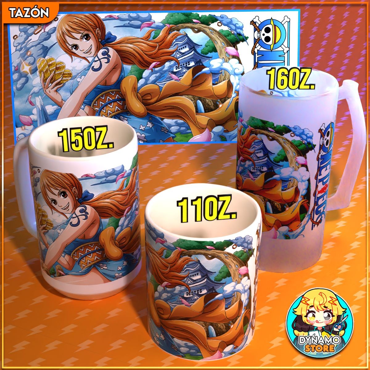 Nami - One piece - Tazón/Shopero