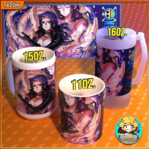 Nico Robin- One piece - Tazón/Shopero