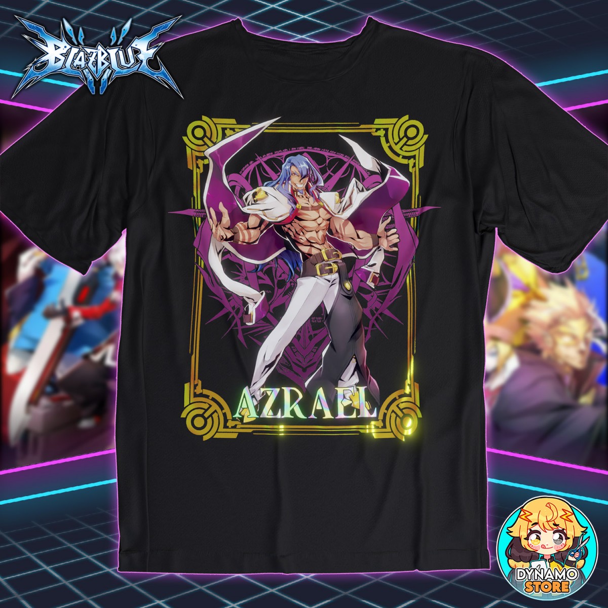 Azrael - Blazblue - Polera Holográfica