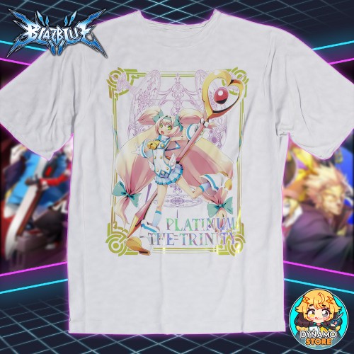 Platinum The Trinity - Blazblue - Polera Holográfica