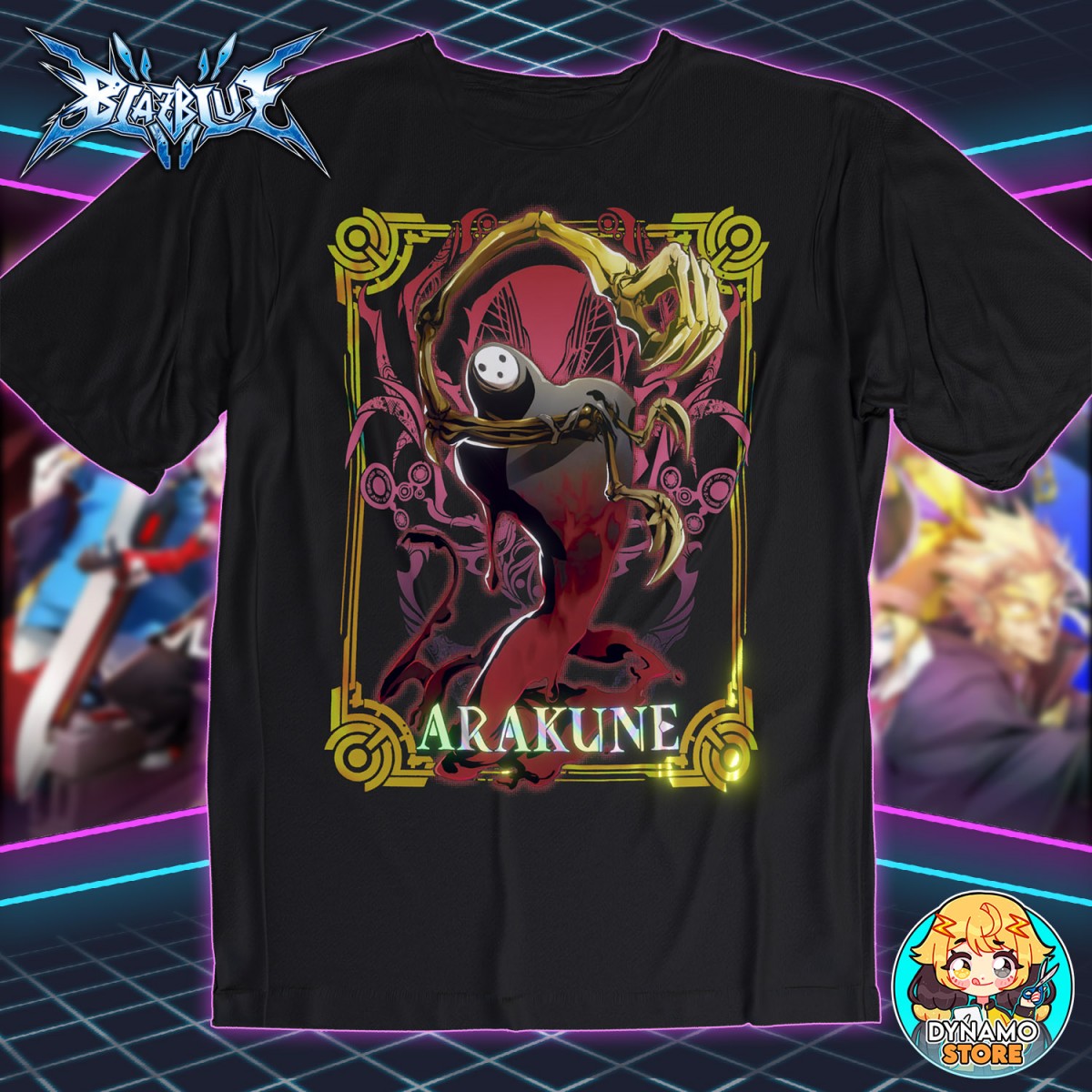 Arakune - Blazblue - Polera Holográfica