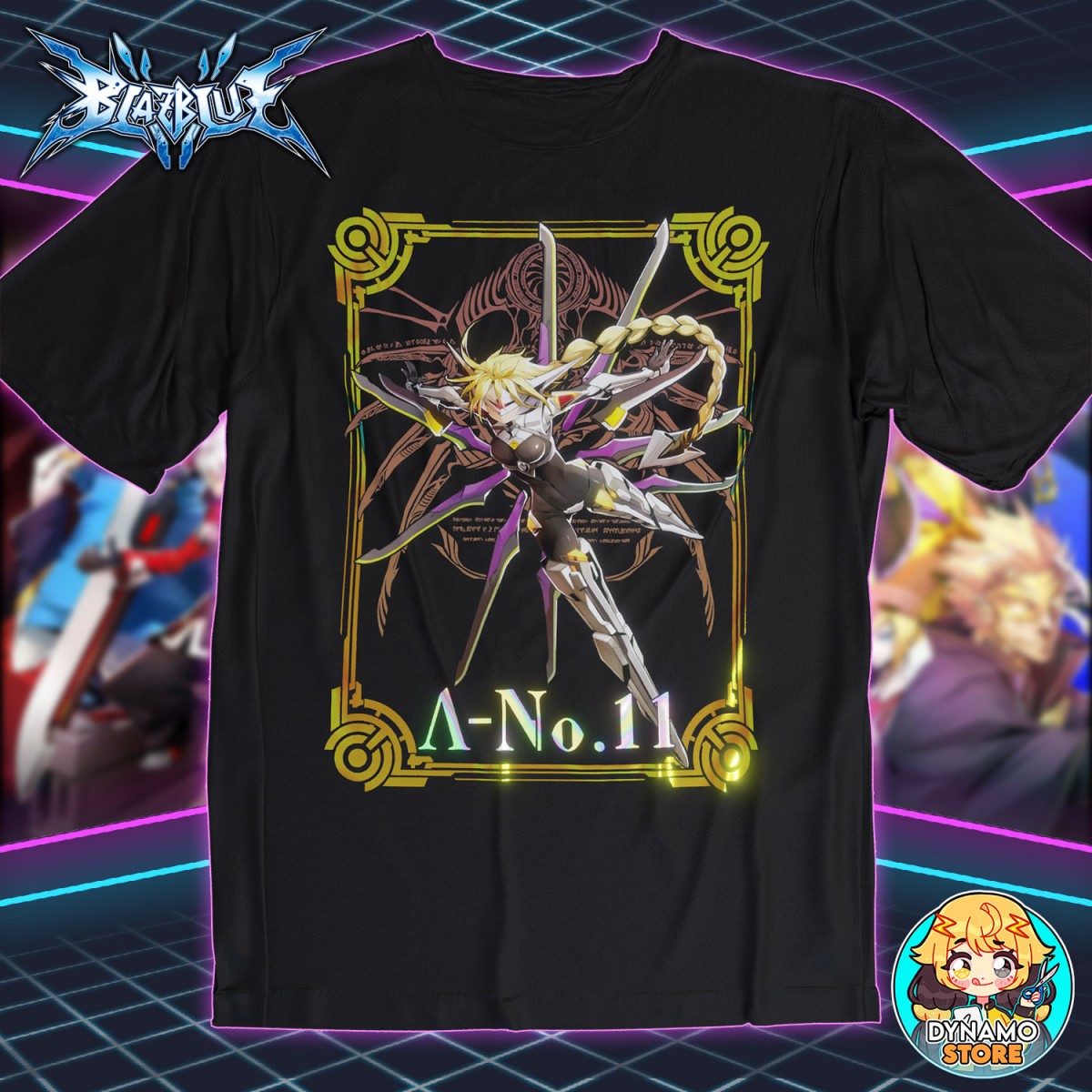 Lambda-11 - Blazblue - Polera Holográfica