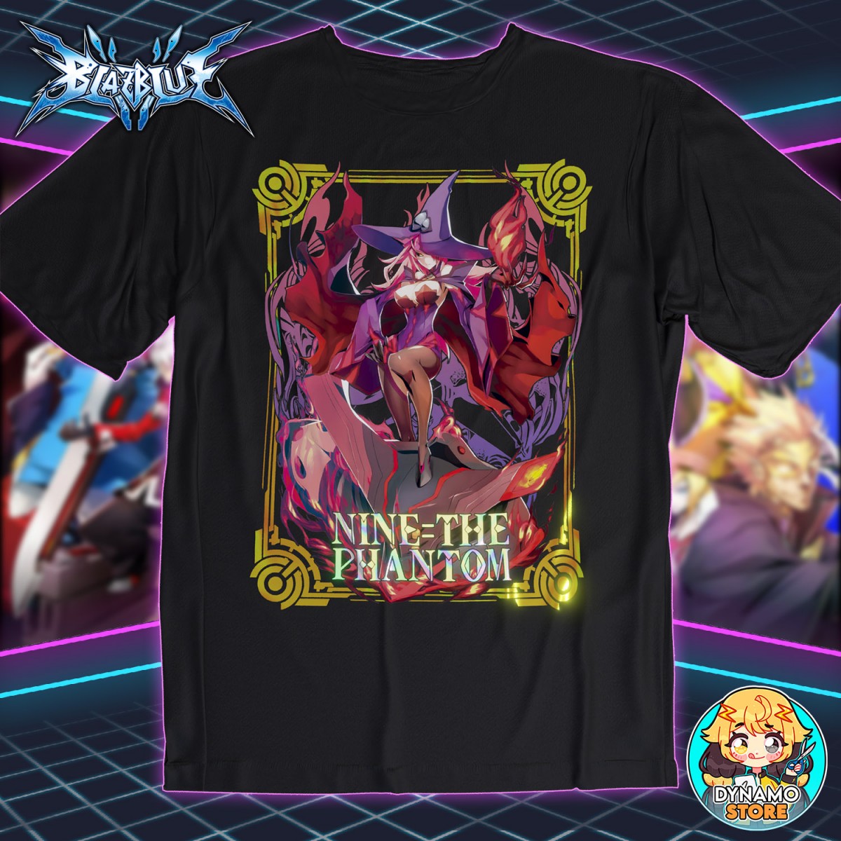 Nine The Phantom - Blazblue - Polera Holográfica