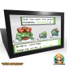 Pokemon Fire Red / Leaf Green Evolution Line Bulbasaur - Cuadro 3D