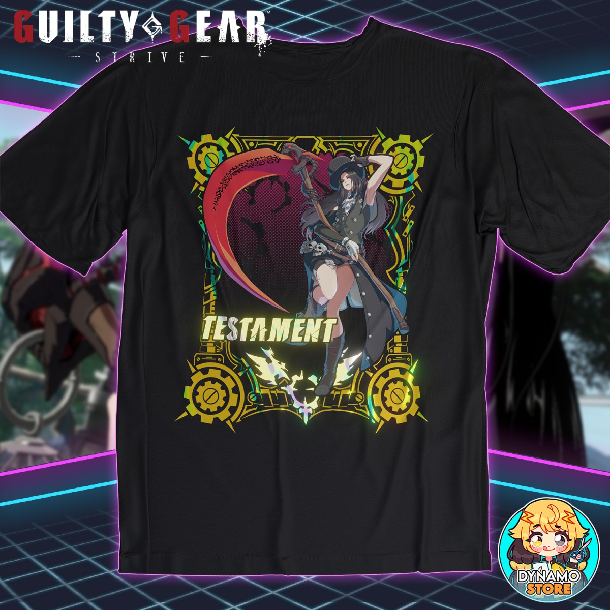 Testament - Guilty Gear Strive - Polera Holográfica