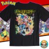 Red and Charizard - Pokemon - Polera Holográfica